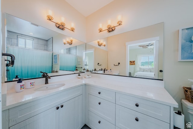 7395 N Johnson Canyon Rd, Kanab, UT 84741 - bathroom with ensuite bathroom, healthy amount of natural light, and vanity
