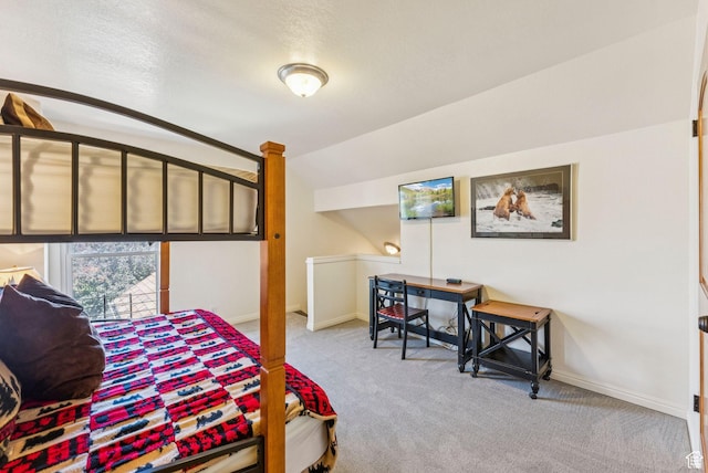 171 Dunlop Ct, Park City, UT 84060 - bedroom with carpet and vaulted ceiling