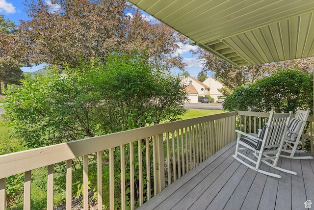 171 Dunlop Ct, Park City, UT 84060 - view of wooden terrace
