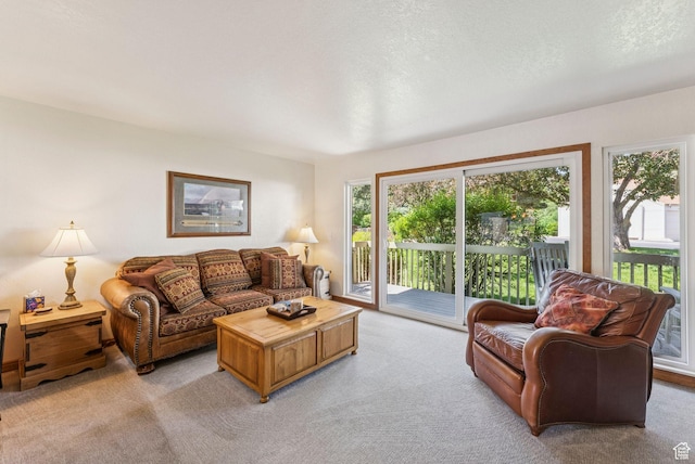 171 Dunlop Ct, Park City, UT 84060 - living area with healthy amount of natural light and light colored carpet