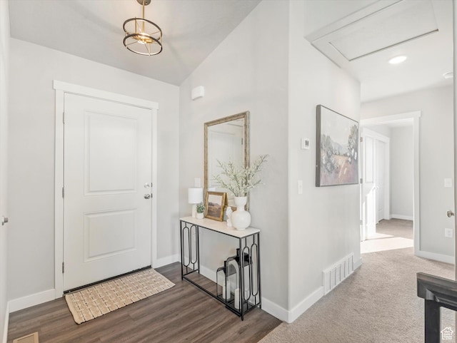 2297 N 250 W, Tooele, UT 84074 - foyer entrance featuring baseboards and dark wood-style floors