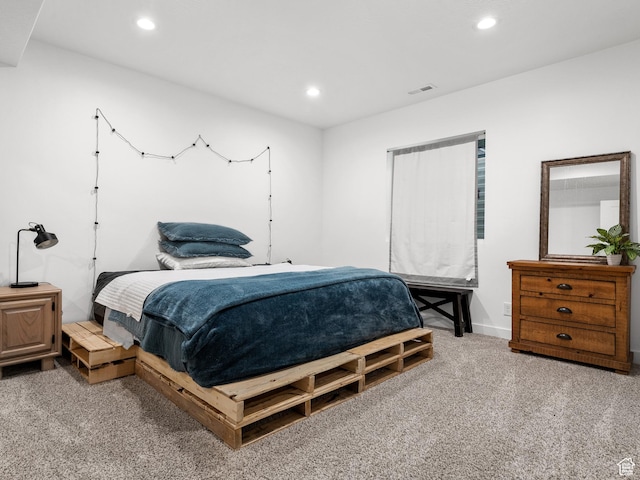 627 S Meade St, Mapleton, UT 84664 - bedroom with carpet and recessed lighting