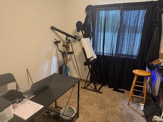 580 E Main St, Myton, UT 84052 - exercise room with carpet