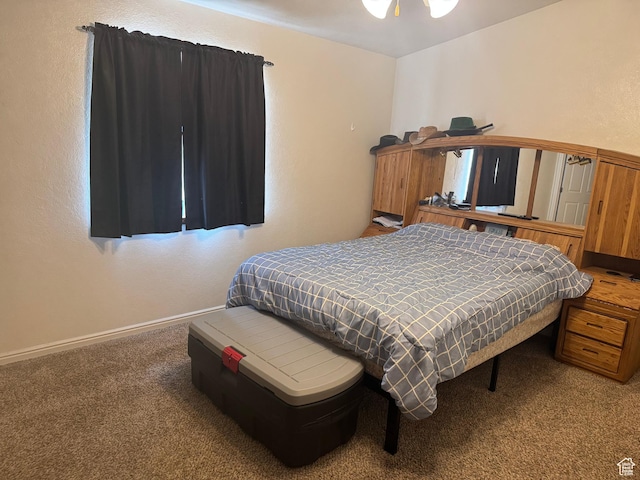 580 E Main St, Myton, UT 84052 - carpeted bedroom featuring baseboards