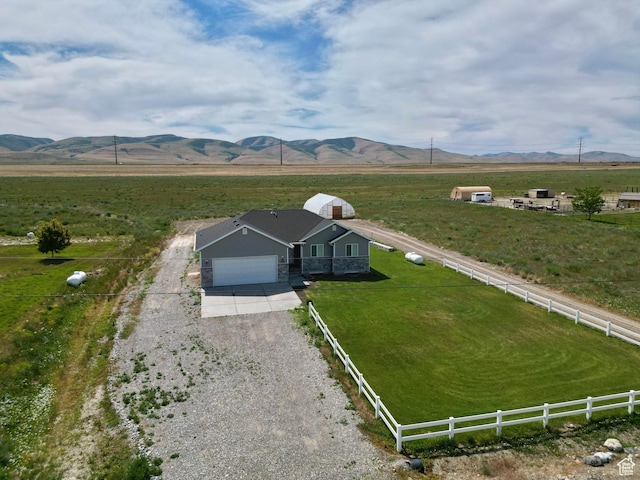 18605 N 6000 W, Riverside, UT 84334 - aerial view of sparsely populated area with a mountainous background
