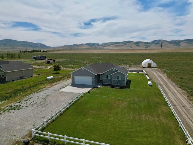 18605 N 6000 W, Riverside, UT 84334 - overview of rural landscape with a mountainous background