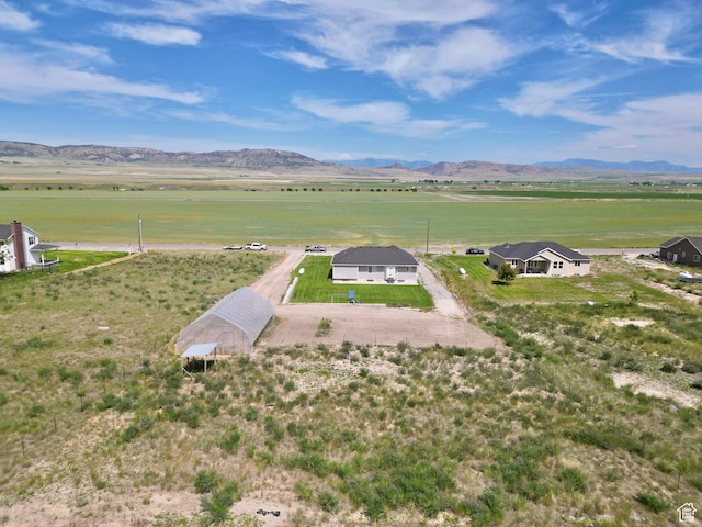 18605 N 6000 W, Riverside, UT 84334 - overview of rural landscape with a mountain backdrop