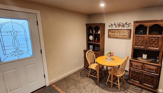 1751 E Canary Way, Eagle Mountain, UT 84005 - dining space featuring baseboards and carpet
