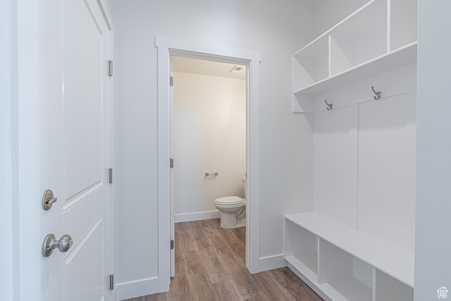 2214 S 1120 W Unit 67, Nibley, UT 84321 - mudroom with dark wood-style flooring and baseboards