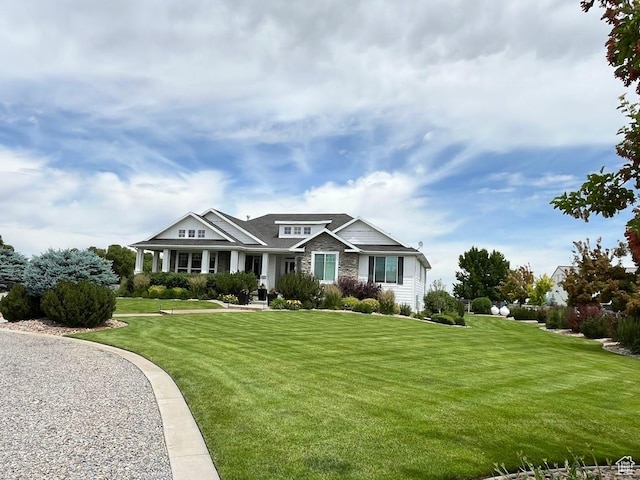 4053 W 3770 S, Wellsville, UT 84339 - craftsman-style home with a front yard
