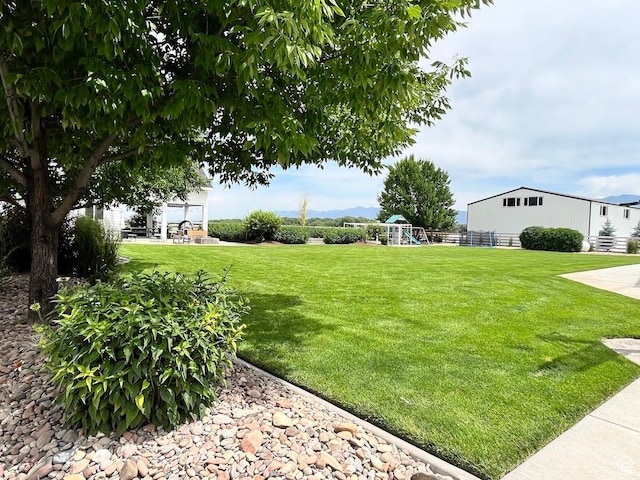 4053 W 3770 S, Wellsville, UT 84339 - view of yard featuring a playground