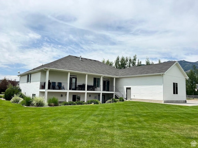 4053 W 3770 S, Wellsville, UT 84339 - back of house with a yard