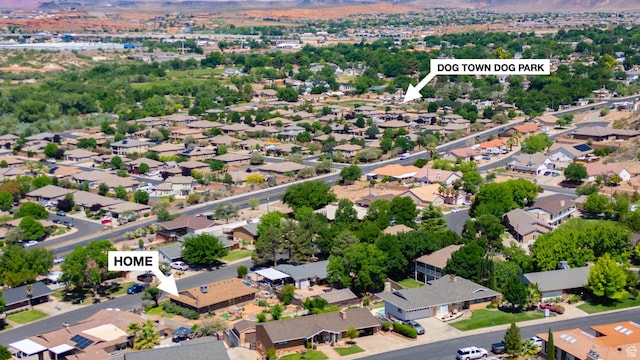 737 Carma Way, Washington, UT 84780 - aerial perspective of suburban area featuring a mountain backdrop