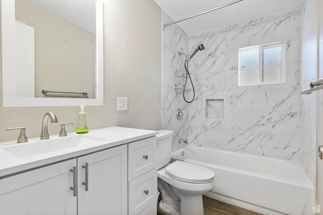 6033 S 2100 W, Roy, UT 84067 - full bath with vanity, shower / bath combination, and a textured wall