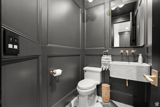 1643 E Box Elder Dr, Alpine, UT 84004 - bathroom with marble finish flooring and toilet