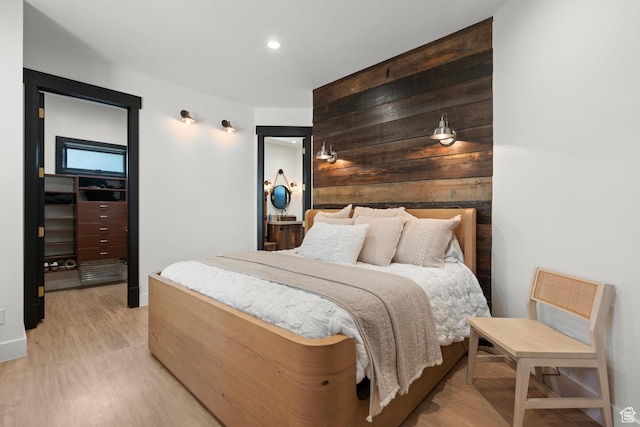 1643 E Box Elder Dr, Alpine, UT 84004 - bedroom with light wood-type flooring and recessed lighting