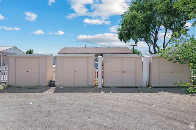 835 E 500 N, Spanish Fork, UT 84660 - garage featuring a storage unit