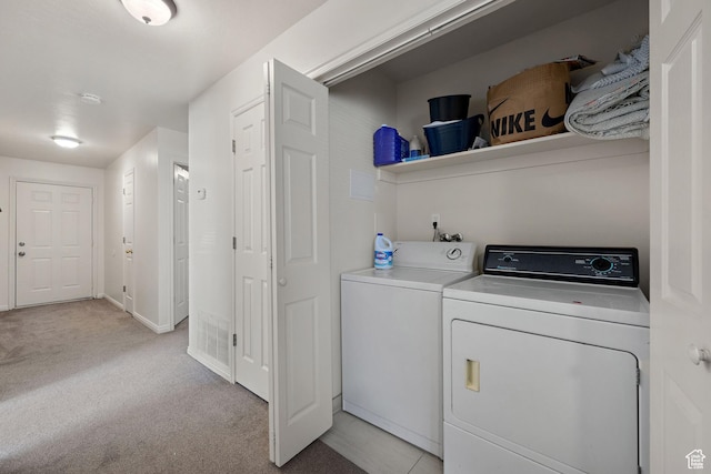 835 E 500 N, Spanish Fork, UT 84660 - washroom featuring washer and clothes dryer and light carpet