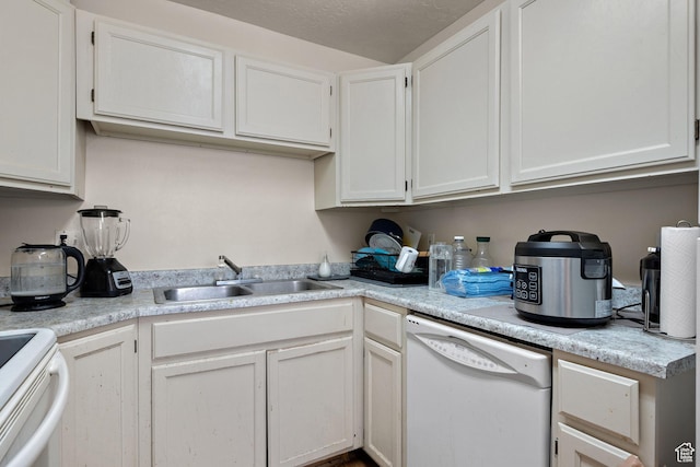 835 E 500 N, Spanish Fork, UT 84660 - kitchen featuring white appliances, light countertops, and white cabinets