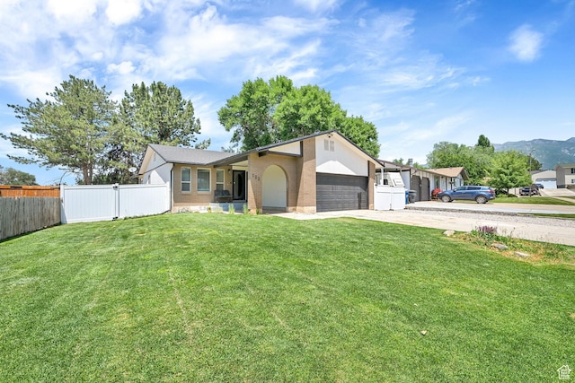 122 W 5300 S, Washington Terrace, UT 84405 - ranch-style home with a garage, driveway, and brick siding