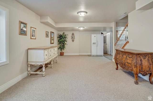 1017 E 450 N Cir N, American Fork, UT 84003 - hall with light colored carpet and stairs