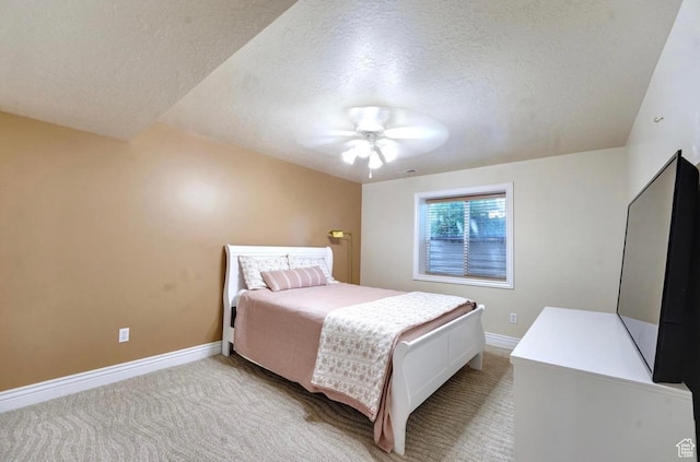 1017 E 450 N Cir N, American Fork, UT 84003 - bedroom featuring a textured ceiling, light carpet, and ceiling fan