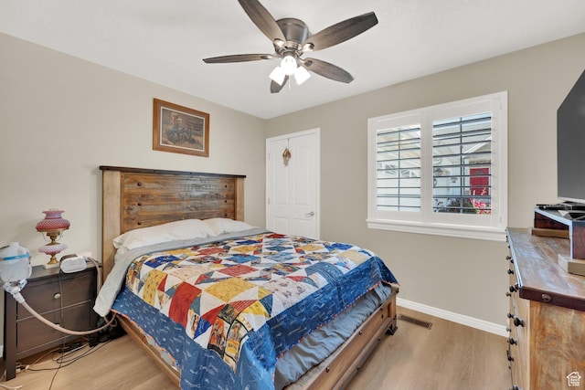 799 E 10 S, American Fork, UT 84003 - bedroom featuring wood finished floors and ceiling fan