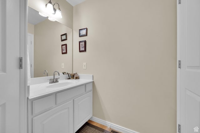 799 E 10 S, American Fork, UT 84003 - bathroom featuring vanity and wood finished floors