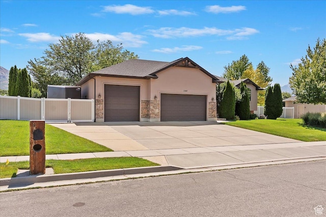3146 N 750 W, Pleasant View, UT 84414 - view of front of property featuring an attached garage, concrete driveway, and stucco siding