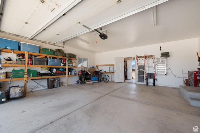 3712 N 250 E, Enoch, UT 84721 - garage featuring a garage door opener
