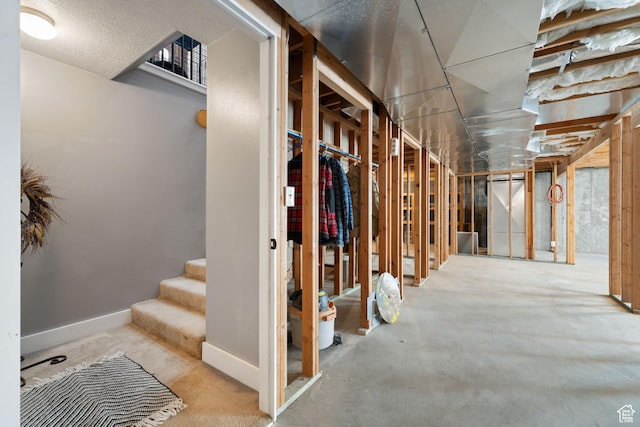 3712 N 250 E, Enoch, UT 84721 - basement with baseboards and stairway