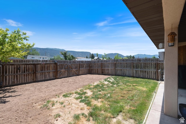 3712 N 250 E, Enoch, UT 84721 - fenced yard featuring a mountain view