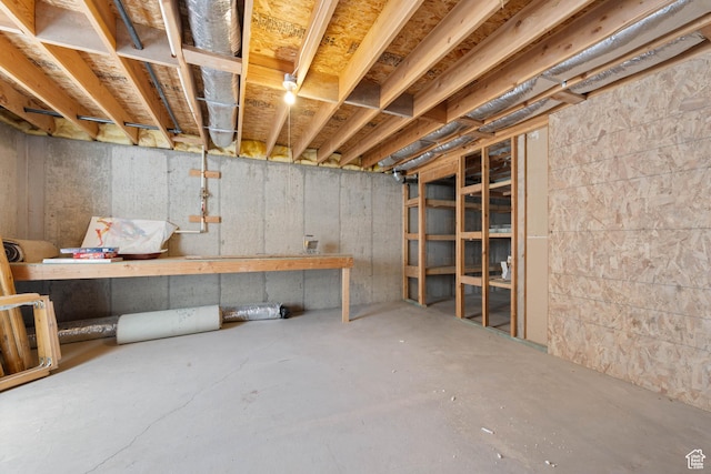 3712 N 250 E, Enoch, UT 84721 - view of unfinished below grade area