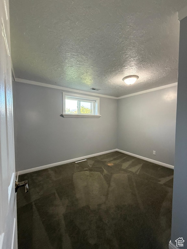 1885 S 50 W, Bountiful, UT 84010 - empty room with carpet, crown molding, and a textured ceiling