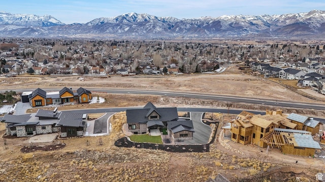 330 N Haystack Mountain Dr, Heber City, UT 84032 - aerial perspective of suburban area featuring a mountain backdrop