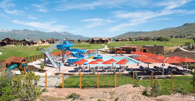 330 N Haystack Mountain Dr, Heber City, UT 84032 - view of home's community featuring a mountain view
