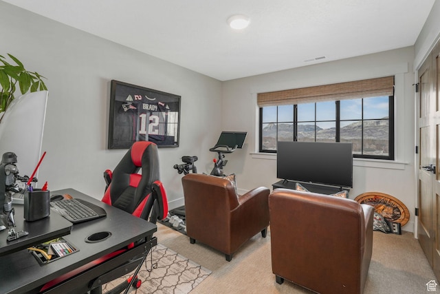 330 N Haystack Mountain Dr, Heber City, UT 84032 - home office with light colored carpet