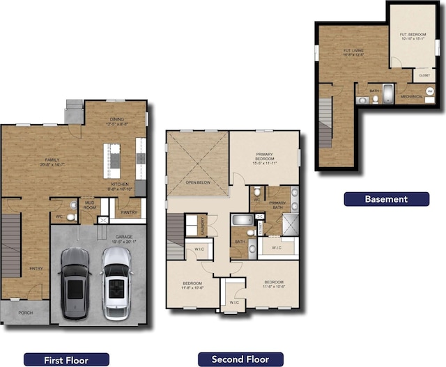 2342 E Woodbury Ln S Unit 547, Eagle Mountain, UT 84005 - view of home floor plan