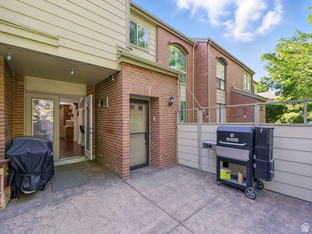 3228 N Brook Ln W, Provo, UT 84604 - view of patio featuring grilling area
