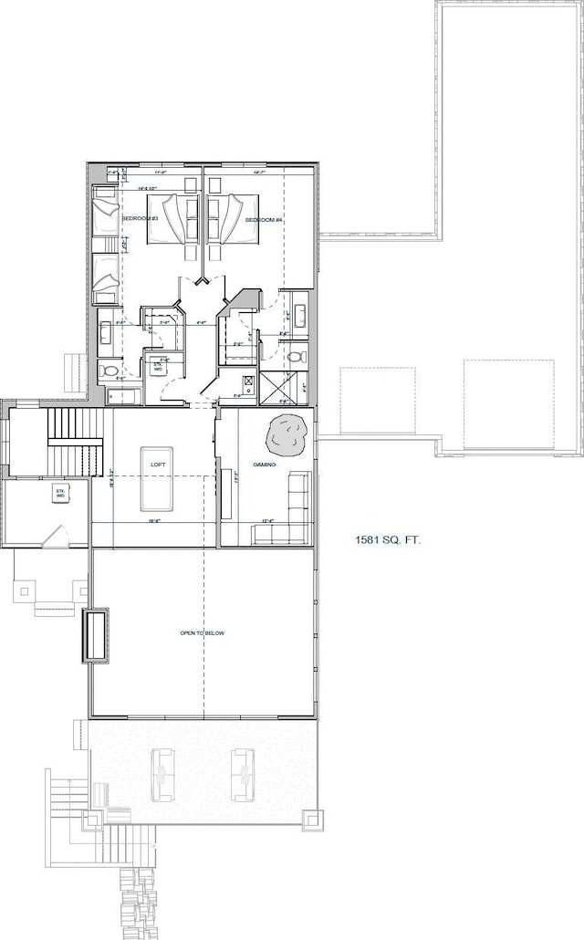 703 S Coyote Tracks Cir, Garden City, UT 84028 - view of floor plan / room layout