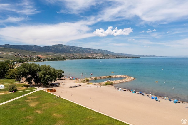2176 S Bear Blvd # 421, Garden City, UT 84028 - water view featuring a mountainous background