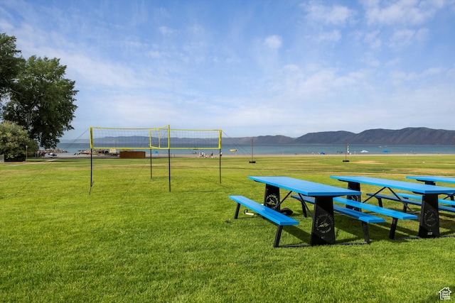 2176 S Bear Blvd # 421, Garden City, UT 84028 - surrounding community featuring a water and mountain view and a yard