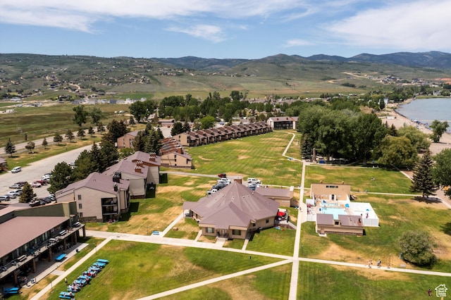 2176 S Bear Blvd # 421, Garden City, UT 84028 - drone / aerial view of mountains