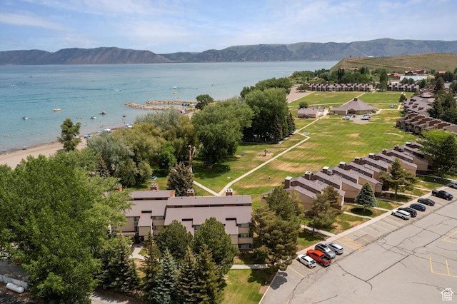 2176 S Bear Blvd # 421, Garden City, UT 84028 - aerial view of a water and mountain view