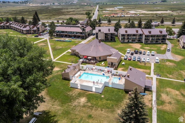 2176 S Bear Blvd # 421, Garden City, UT 84028 - bird's eye view of a pool area