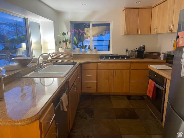 1155 N Pinecrest Canyon Rd, Salt Lake City, UT 84108 - kitchen featuring appliances with stainless steel finishes, a peninsula, and light countertops