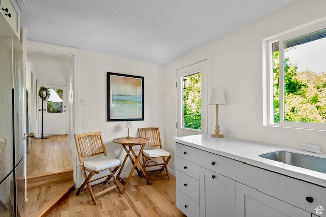 1155 N Pinecrest Canyon Rd, Salt Lake City, UT 84108 - sitting room featuring light wood-style flooring and baseboards