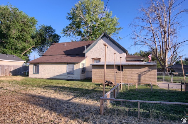59 S S 400 E, American Fork, UT 84003 - rear view of house with stucco siding