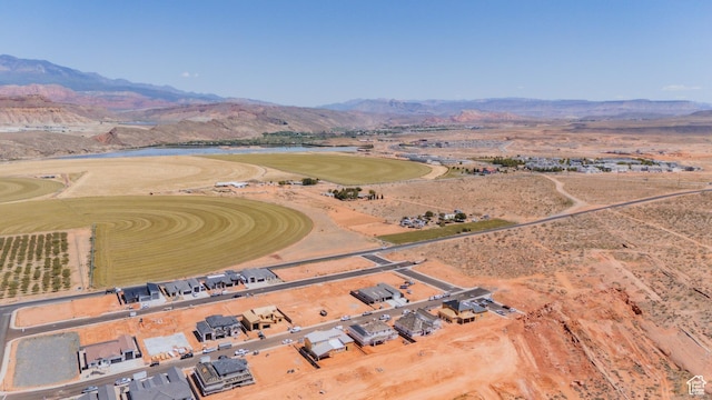 4783 W 2020 S, Hurricane, UT 84737 - aerial overview of property's location with a water and mountain view