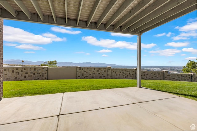 285 E Brayden Way, Draper, UT 84020 - view of patio with a mountain view